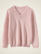 Aurenia - Kaschmirpullover mit V-Ausschnitt