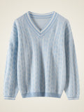 Aurenia - Kaschmirpullover mit V-Ausschnitt
