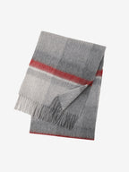 LANLY Classic Tartan Wool Scarf Manufacturer: 100% Pure Wool Scarf Wholesale 130g Lightweight Custom Pastel Plaid Wool Scarf OEM