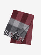 LANLY Classic Tartan Wool Scarf Manufacturer: 100% Pure Wool Scarf Wholesale 130g Lightweight Custom Pastel Plaid Wool Scarf OEM
