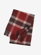 LANLY Classic Tartan Wool Scarf Manufacturer: 100% Pure Wool Scarf Wholesale 130g Lightweight Custom Pastel Plaid Wool Scarf OEM