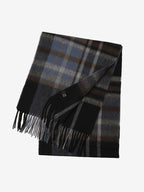 LANLY Classic Tartan Wool Scarf Manufacturer: 100% Pure Wool Scarf Wholesale 130g Lightweight Custom Pastel Plaid Wool Scarf OEM