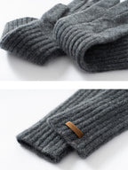 LanlyCashmere Women’s Cashmere Knit Gloves – Soft Warm Long Winter Gloves
