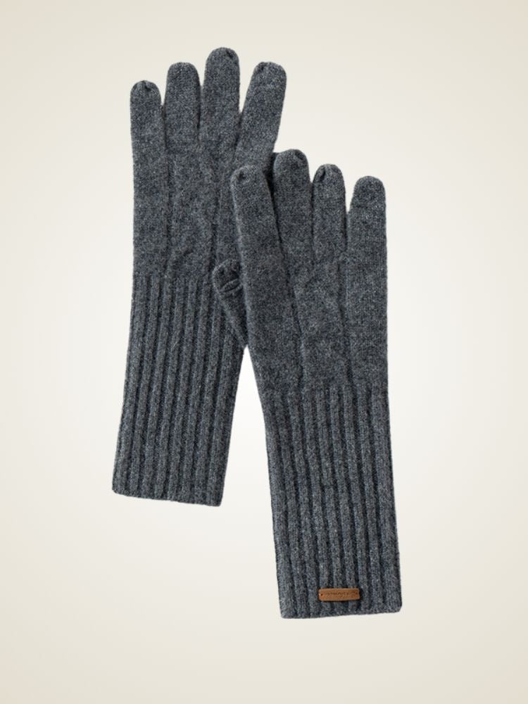 LanlyCashmere Women’s Cashmere Knit Gloves – Soft Warm Long Winter Gloves