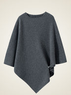 LanlyCashmere Women’s Cashmere Poncho Sweater – Elegant Loose Knit Cape