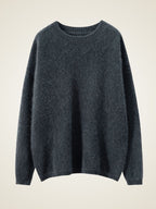 LanlyCashmere Women’s Classic Crew Neck Cashmere Sweater – Soft Knit Pullover