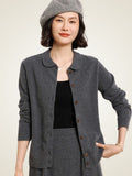 Edra - Cardigan en Cachemire Boutonné