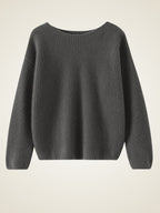 Elowith – Kaschmirpullover mit Rippenmuster