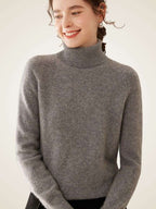 LanlyCashmere Women's Slim Fit Cashmere Turtleneck Sweater