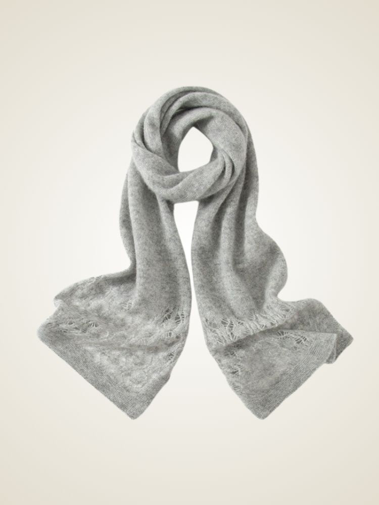 LanlyCashmere Soft Cashmere Scarf for Women – Lightweight Cozy Knit Neck Wrap