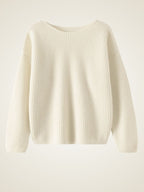 Elowith – Kaschmirpullover mit Rippenmuster