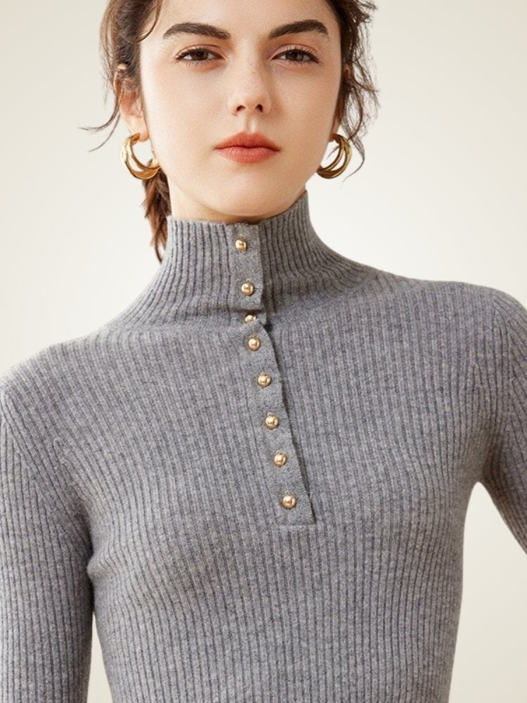 Jyselle - Mock Neck Sweater