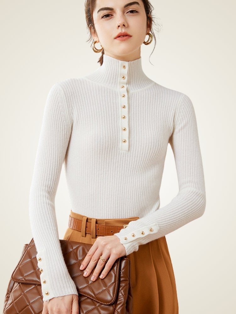Jyselle - Mock Neck Sweater