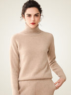 LanlyCashmere Women’s Classic Cashmere Turtleneck – Essential Soft Knit Sweater