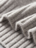 LanlyCashmere Premium Pure Mongolian Cashmere Mock Neck Sweater for Men