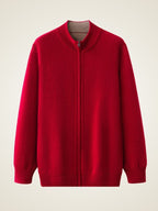 Dorian - Zipped Cashmere Cardigan