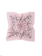 LANLY Paisley Cashmere Square Scarf Wholesale | Custom Printed Cashmere Bandana Low MOQ & Digital Printed Pure Cashmere Square Scarves Factory Bulk
