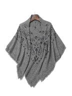 LANLY Paisley Cashmere Square Scarf Wholesale | Custom Printed Cashmere Bandana Low MOQ & Digital Printed Pure Cashmere Square Scarves Factory Bulk