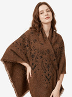 LANLY Paisley Cashmere Square Scarf Wholesale | Custom Printed Cashmere Bandana Low MOQ & Digital Printed Pure Cashmere Square Scarves Factory Bulk