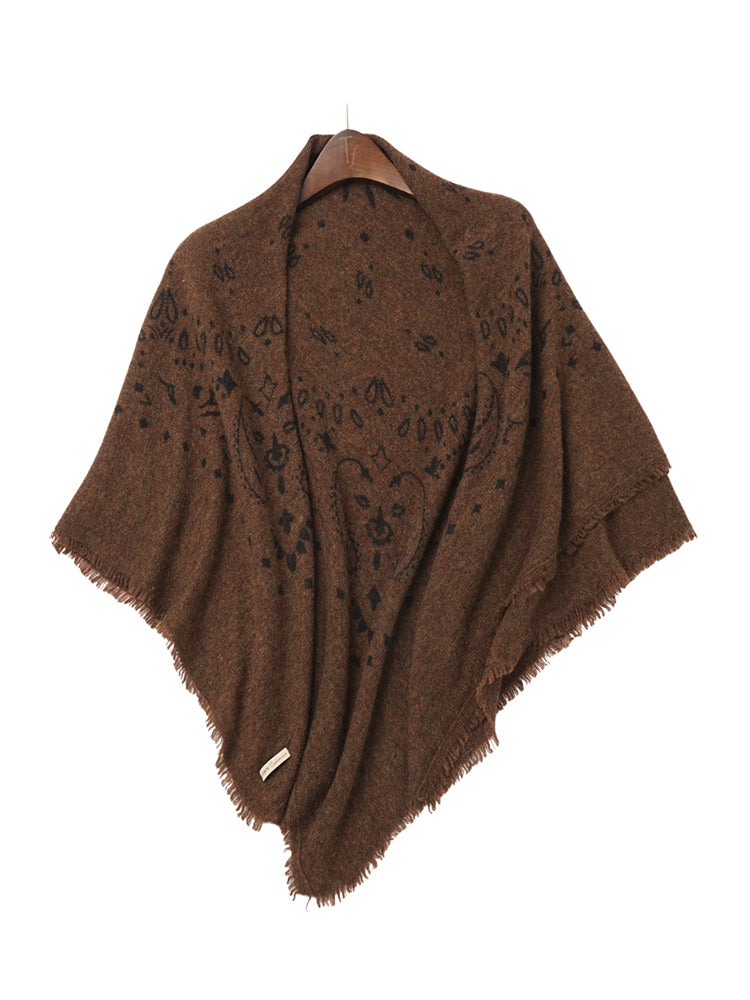 LANLY Paisley Cashmere Square Scarf Wholesale | Custom Printed Cashmere Bandana Low MOQ & Digital Printed Pure Cashmere Square Scarves Factory Bulk