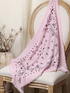 LANLY Paisley Cashmere Square Scarf Wholesale | Custom Printed Cashmere Bandana Low MOQ & Digital Printed Pure Cashmere Square Scarves Factory Bulk