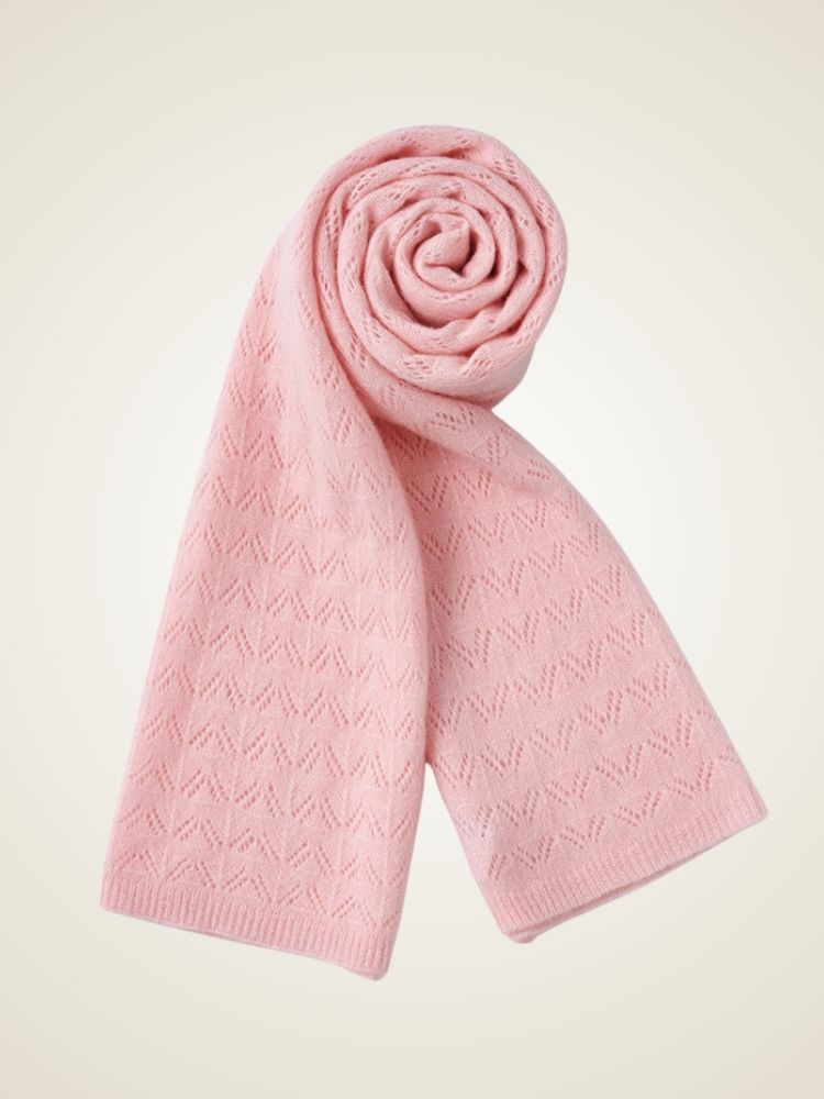 LanlyCashmere Lightweight Cashmere Scarf – Soft Knit Elegant Wrap