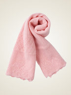 LanlyCashmere Perforated Cashmere Scarf – Lightweight Knit Neck Warmer