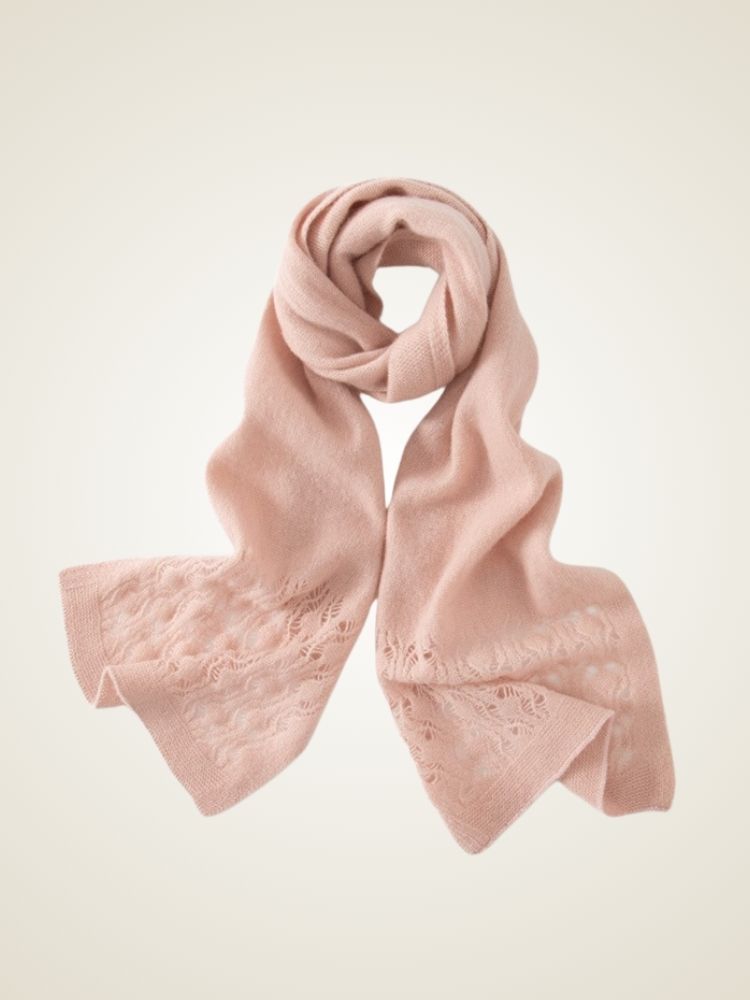 LanlyCashmere Soft Cashmere Scarf for Women – Lightweight Cozy Knit Neck Wrap