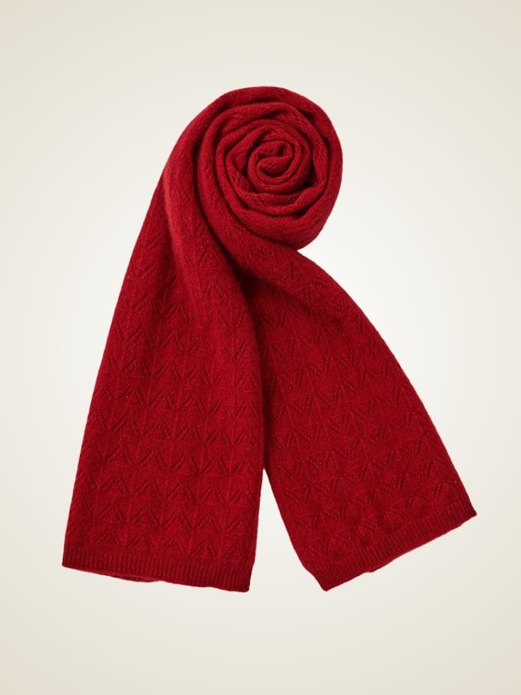 LanlyCashmere Lightweight Cashmere Scarf – Soft Knit Elegant Wrap