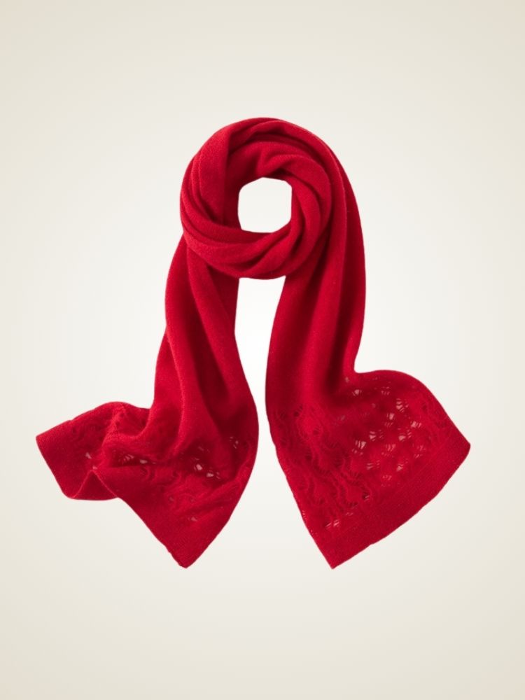 LanlyCashmere Soft Cashmere Scarf for Women – Lightweight Cozy Knit Neck Wrap