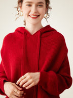 Ardelle - Sweat à capuche en cachemire côtelé