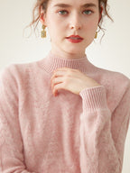 Taniselle – Kaschmirpullover mit Stehkragen