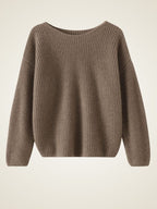 Elowith – Kaschmirpullover mit Rippenmuster