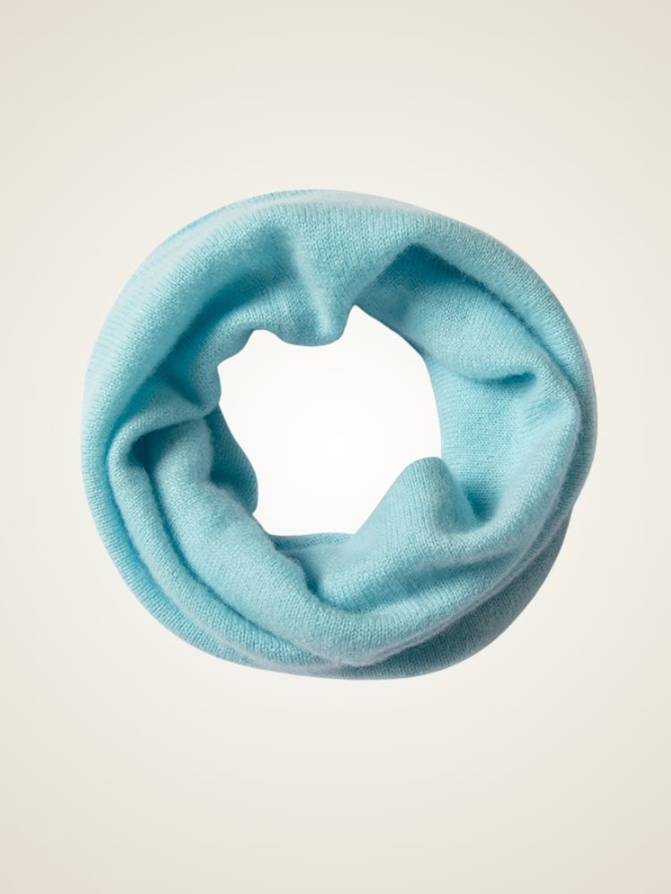 LanlyCashmere Cashmere Neck Gaiter – Soft Warm Infinity Scarf Unisex