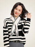 LanlyCashmere Cashmere Triangle Scarf – Soft Lightweight Knit Neck Wrap