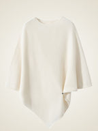 LanlyCashmere Women’s Cashmere Poncho Sweater – Elegant Loose Knit Cape