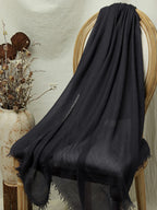 Featherlight Cashmere Wrap - Ultra Fine 100% Cashmere Fringe Shawl